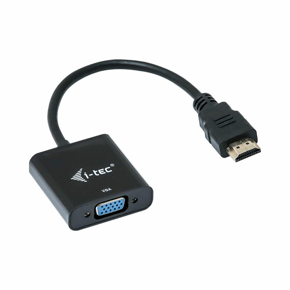 Adaptor HDMI la VGA i-Tec HDMI2VGAADA Negru 15 cm