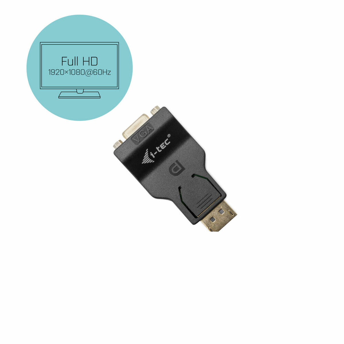 Adaptor DisplayPort la VGA i-Tec DP2VGAADA            Negru