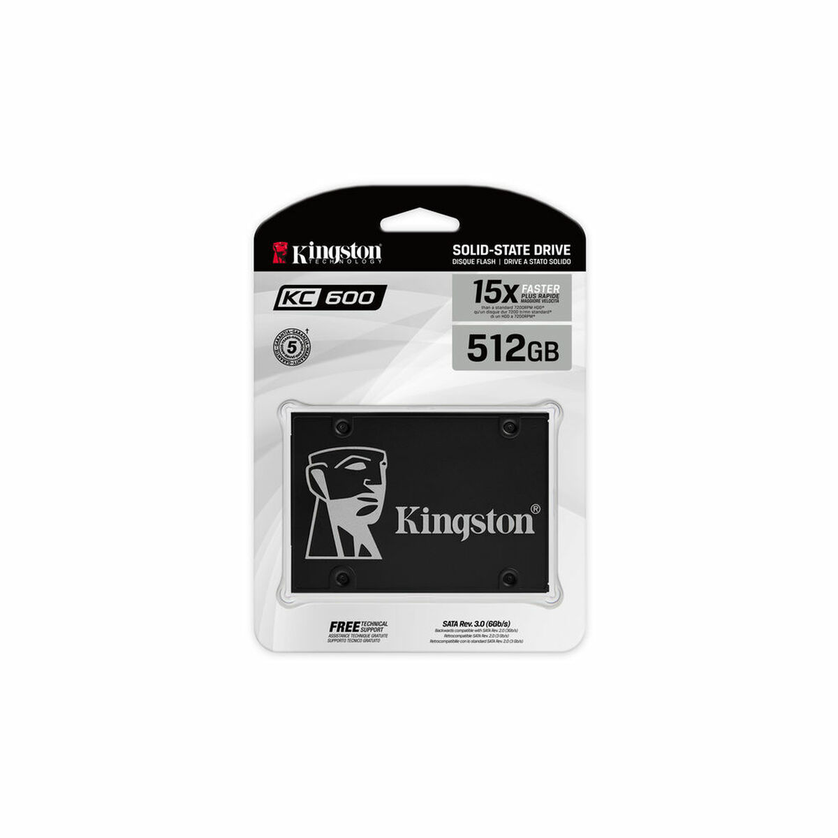 Hard Disk Kingston SKC600/512G 2,5" SSD SATA III 512 GB SSD 512 GB