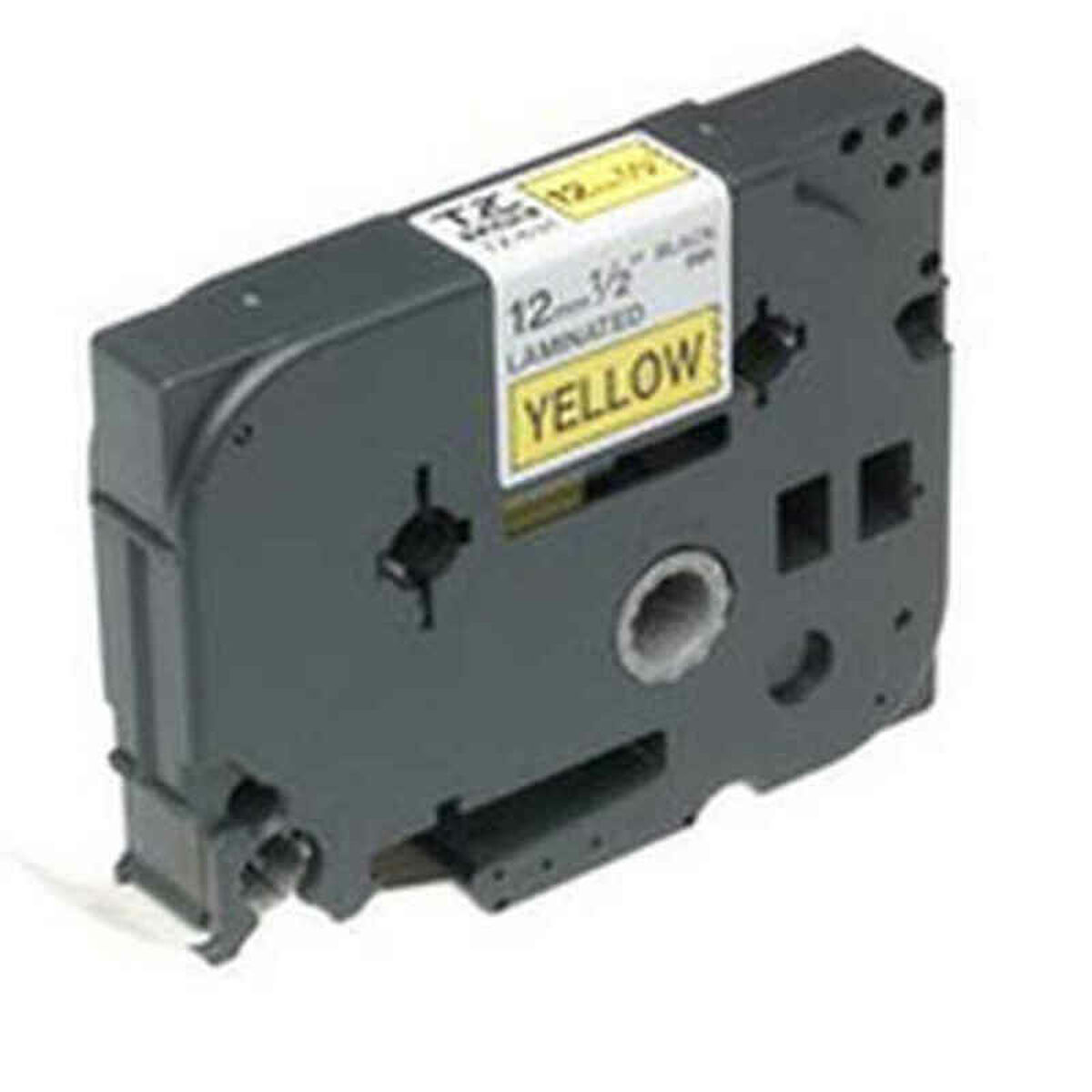 Bandă Laminată pentru Aparate de Etichetat Brother TZE631 8 m Albastru Negru/Galben