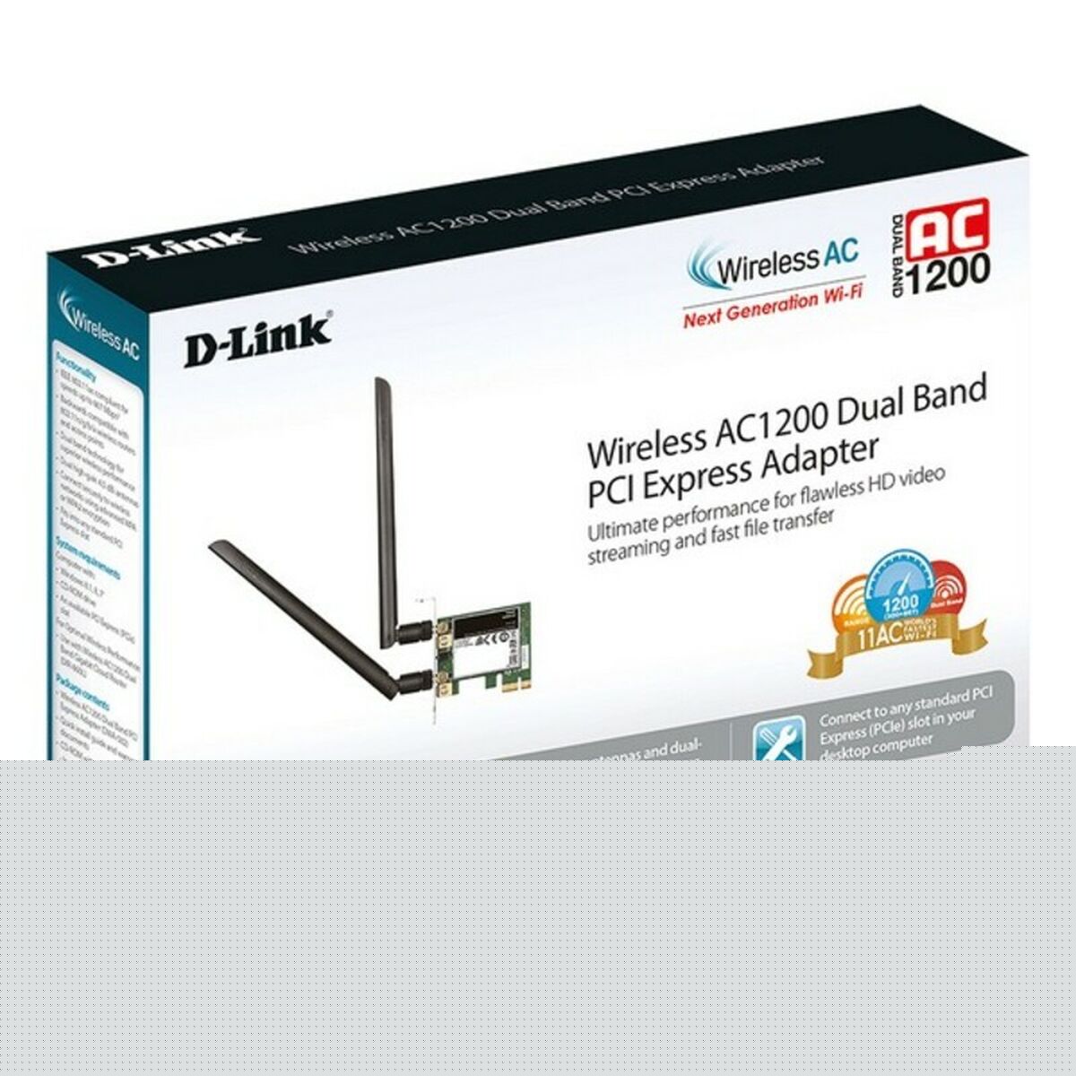 Card de Rețea Wifi D-Link DWA-582 5 GHz 867 Mbps LED