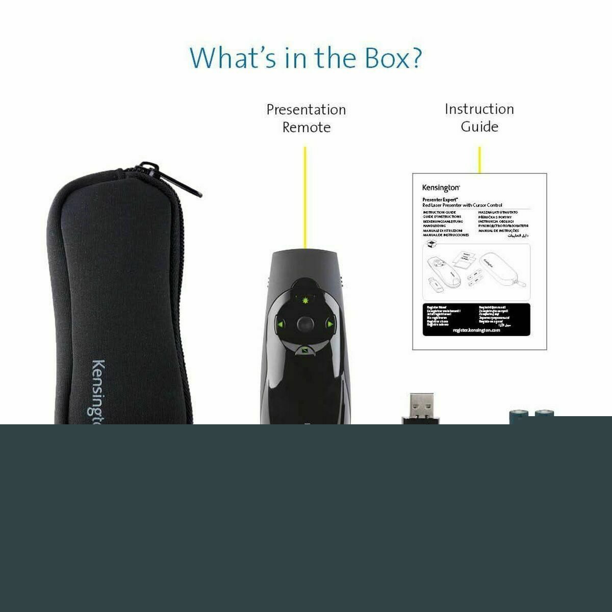 Creion Optic Kensington K72425EU Negru (1 Unități)