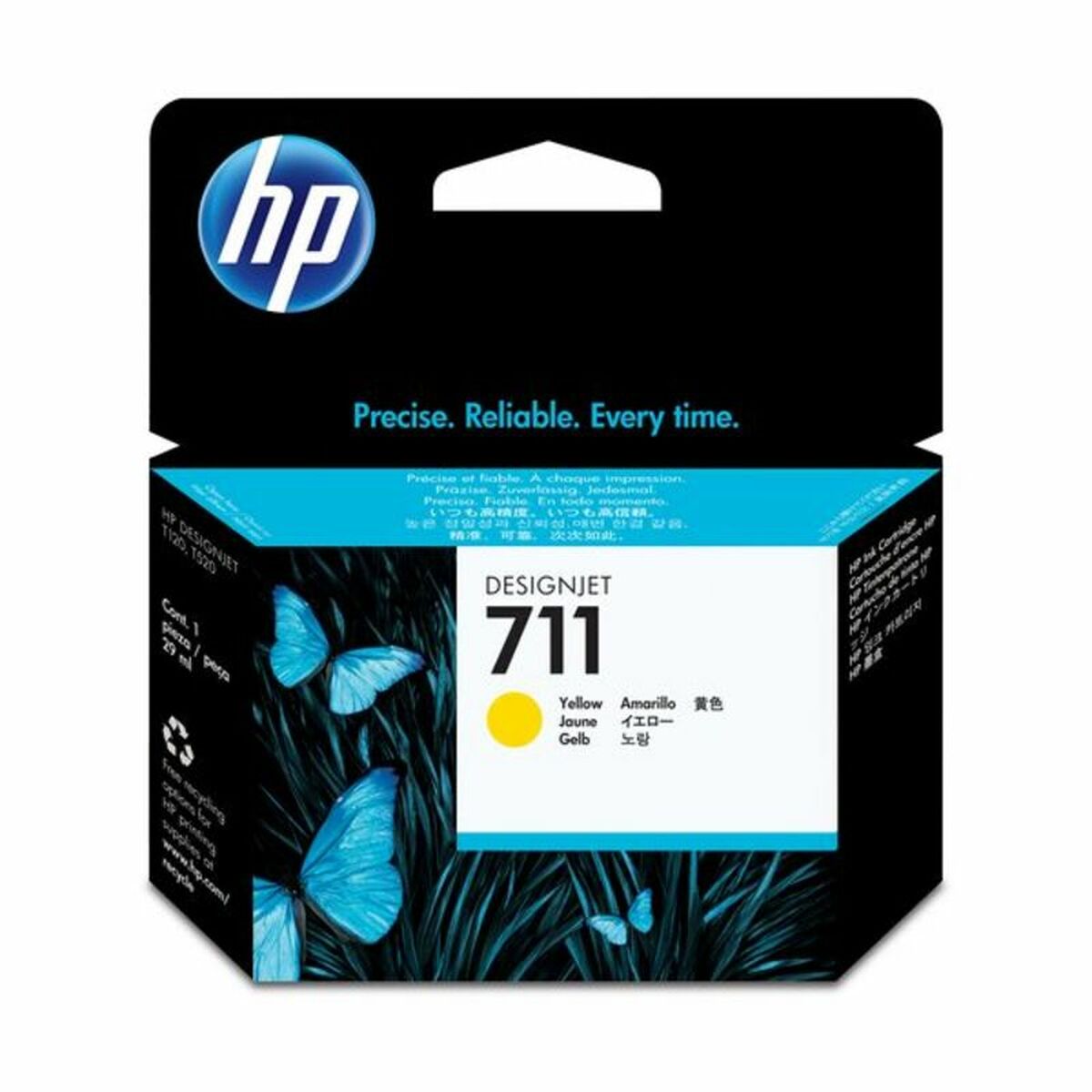 Cartuș cu Cerneală Originală HP CZ132A Galben