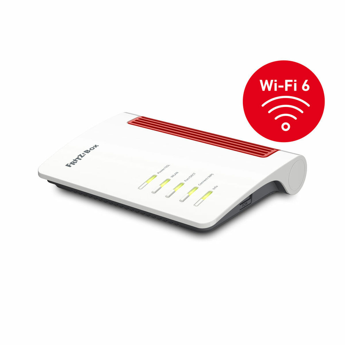 Router Fritz! 20002944 Alb Rojo/Blanco