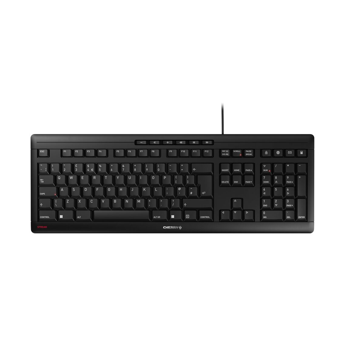 Tastatură Cherry JK-8500GB-2 Negru Qwerty Spaniolă QWERTY Qwerty UK