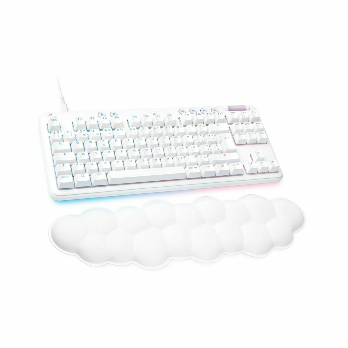 Tastatură Logitech 920-010414 Alb Spaniolă Qwerty Spaniolă QWERTY