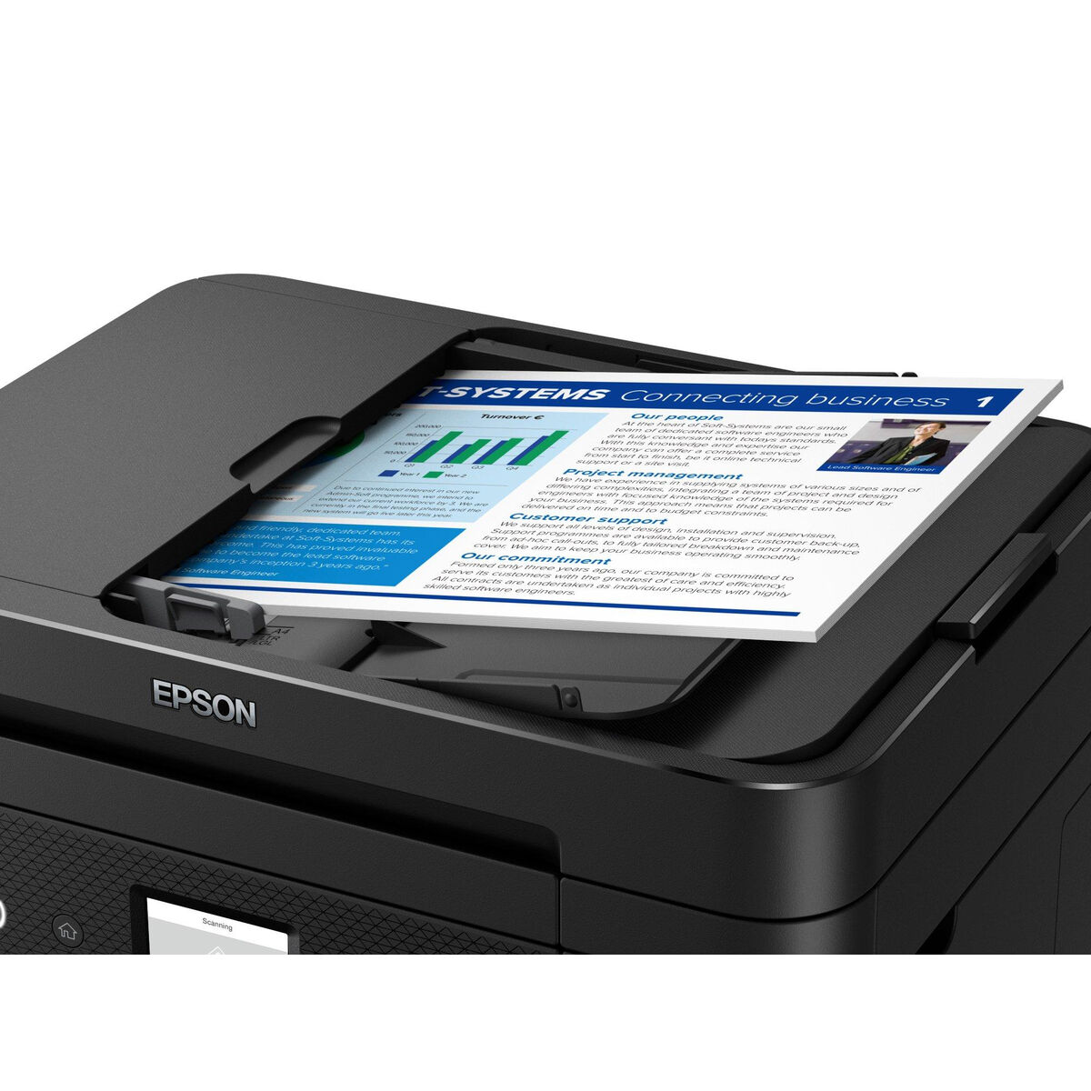 Imprimantă Multifuncțională Epson WF-2960DWF MFP