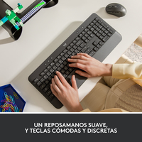 Tastatură Fără Fir Logitech 920-010917 Qwerty Spaniolă Negru Gri