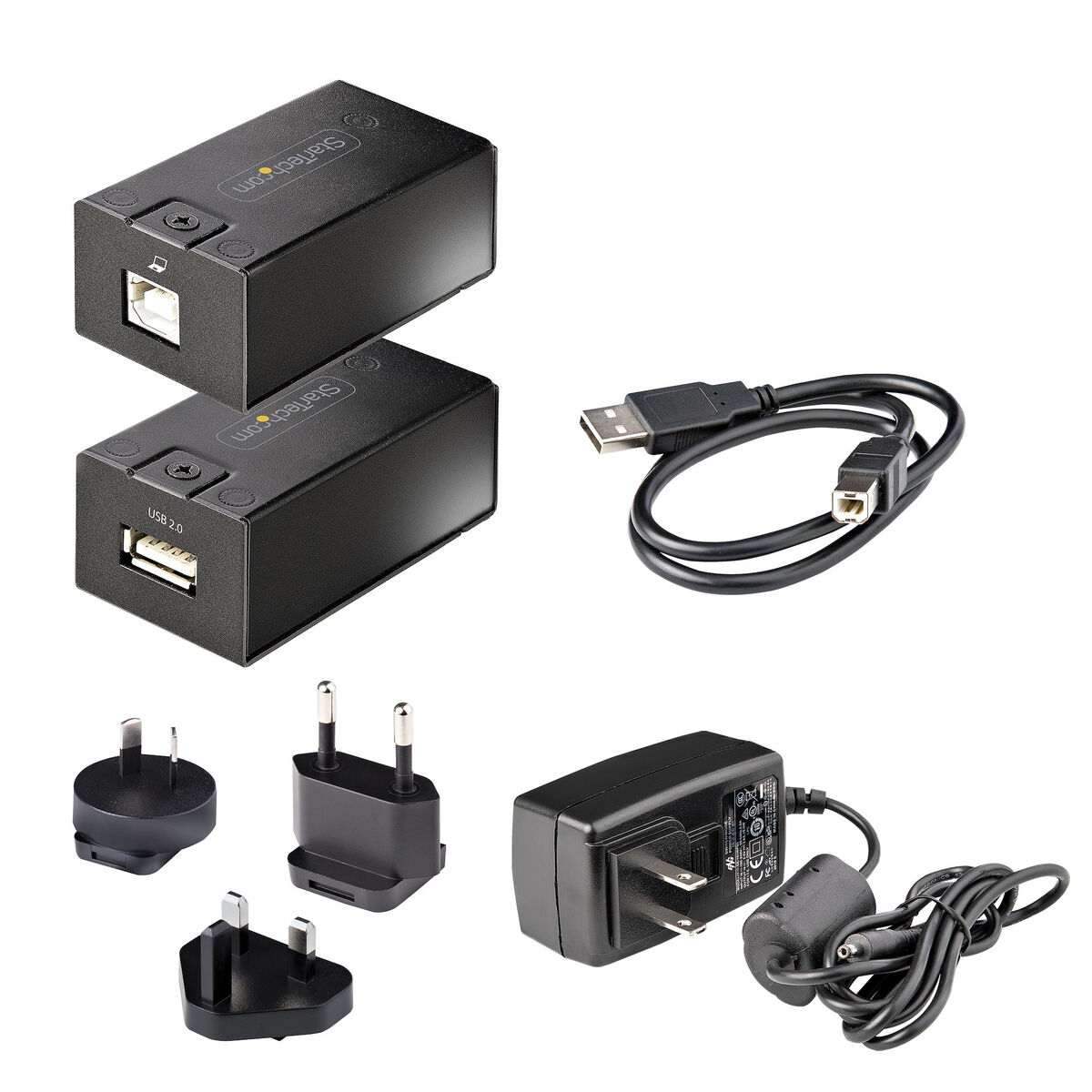 Hub USB Startech C15012-USB-EXTENDER Negru 50 W