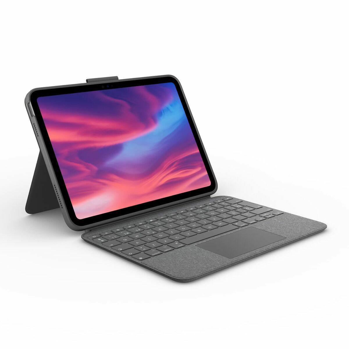 Husă pentru iPad + Tastatură Logitech Combo Touch Gri Qwerty Spaniolă