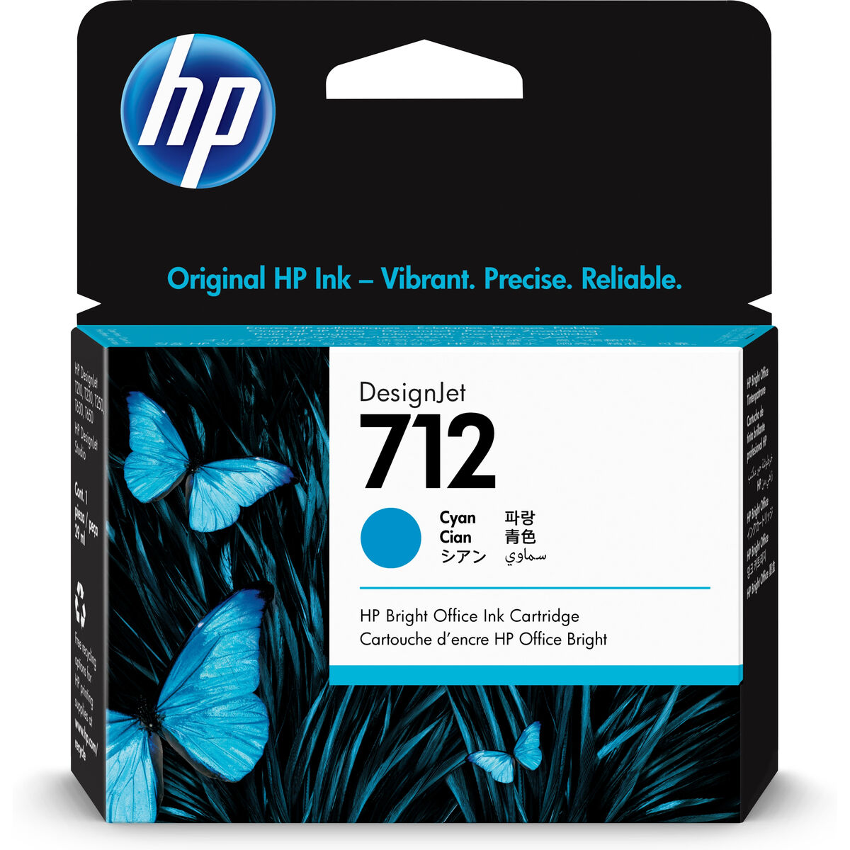 Cartuș cu Cerneală Originală HP 712 Cyan 29 ml