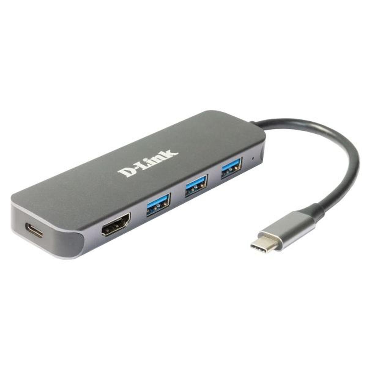 Hub USB D-Link DUB-2333 Gri 60 W