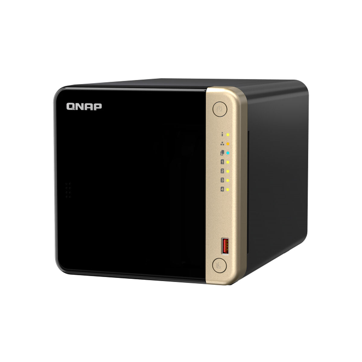 Stocare în Rețea NAS Qnap TS-464-8G Negru Intel Celeron
