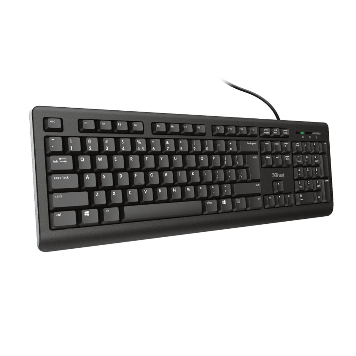 Tastatură Trust Primo Qwerty portugheză Negru
