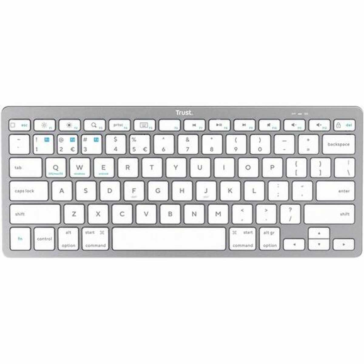 Tastatură Fără Fir Trust 24654 Qwerty Spaniolă