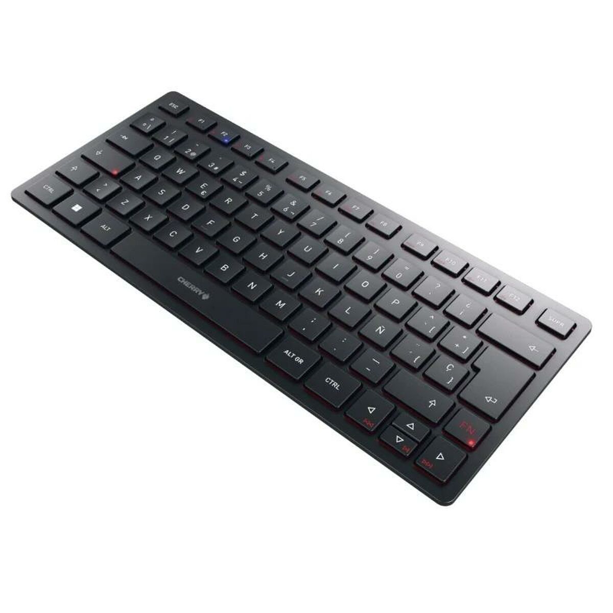 Tastatură Cherry KW 9200 MINI Negru Qwerty Spaniolă QWERTY