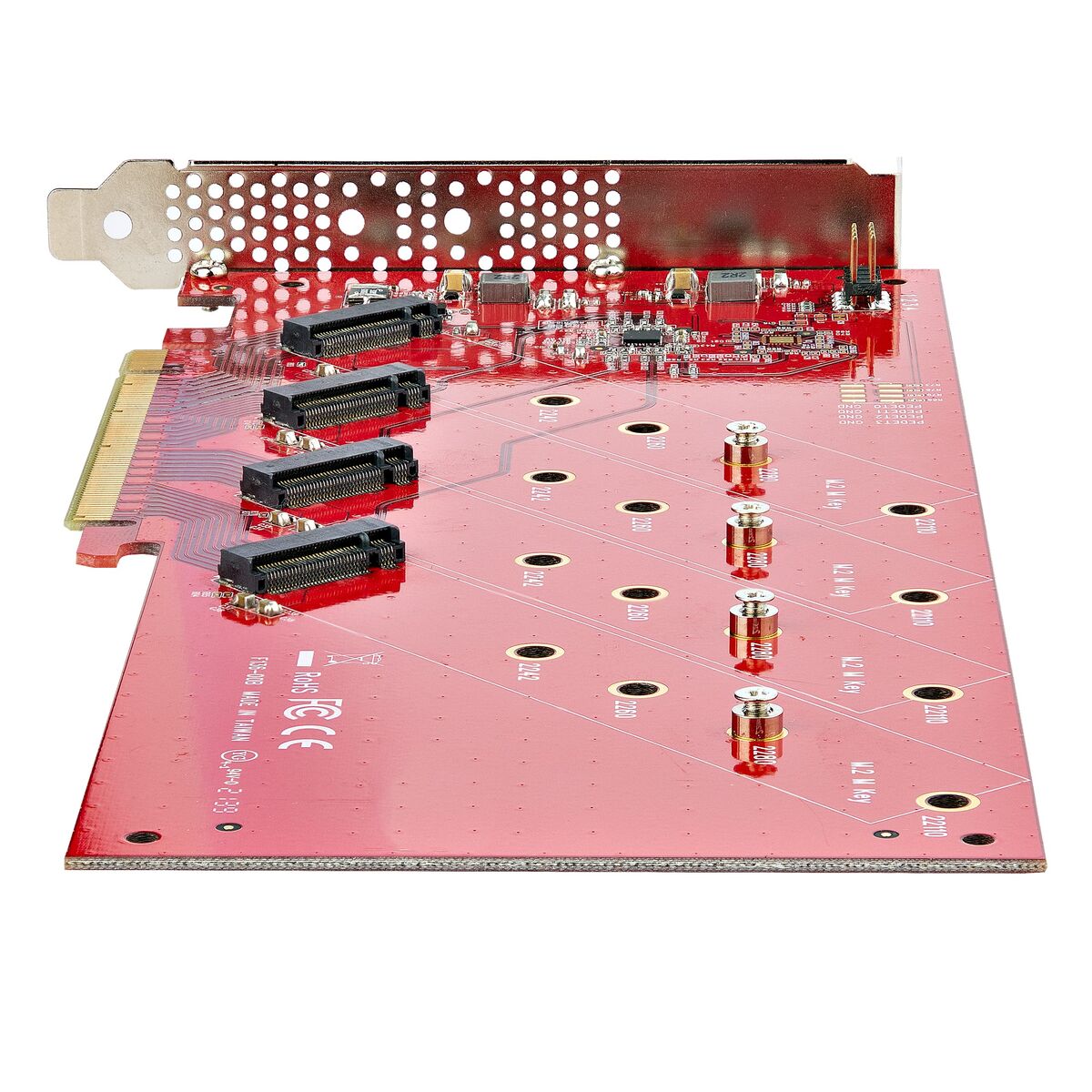 Placă PCI Startech QUAD-M2-PCIE-CARD-B