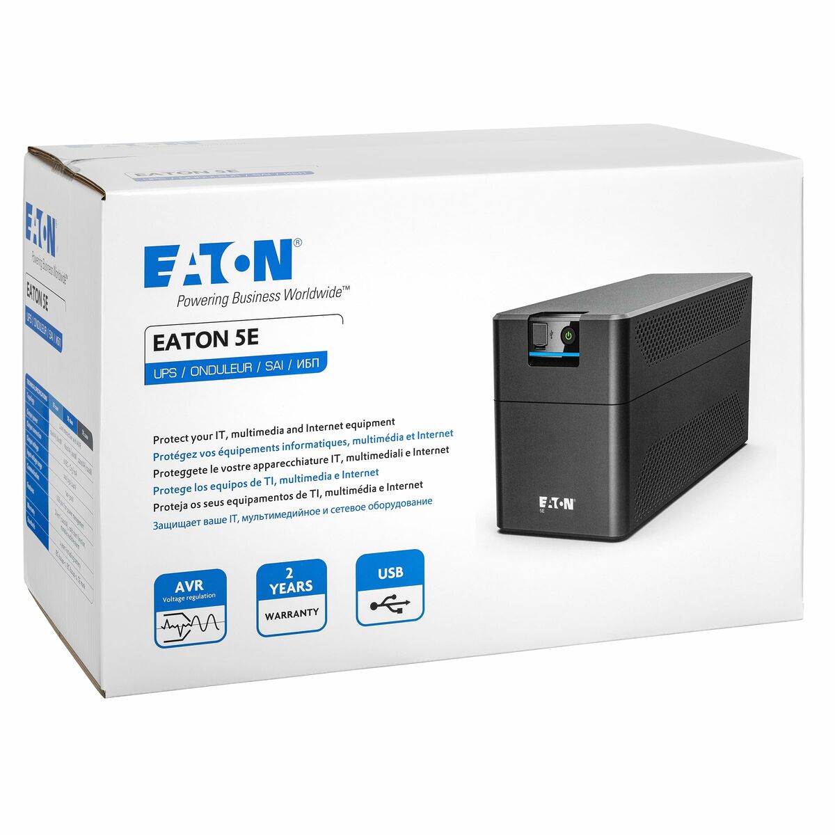 Sistem de Alimentare Neîntreruptă Interactiv Eaton 5E Gen2 700 USB 360 W