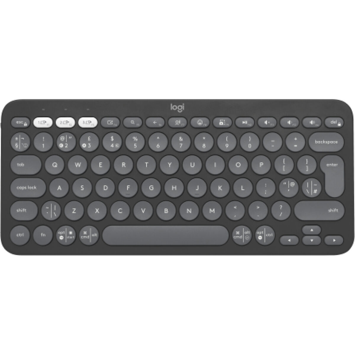 Tastatură Fără Fir Logitech 920-011843 Grafit Qwerty Spaniolă QWERTY