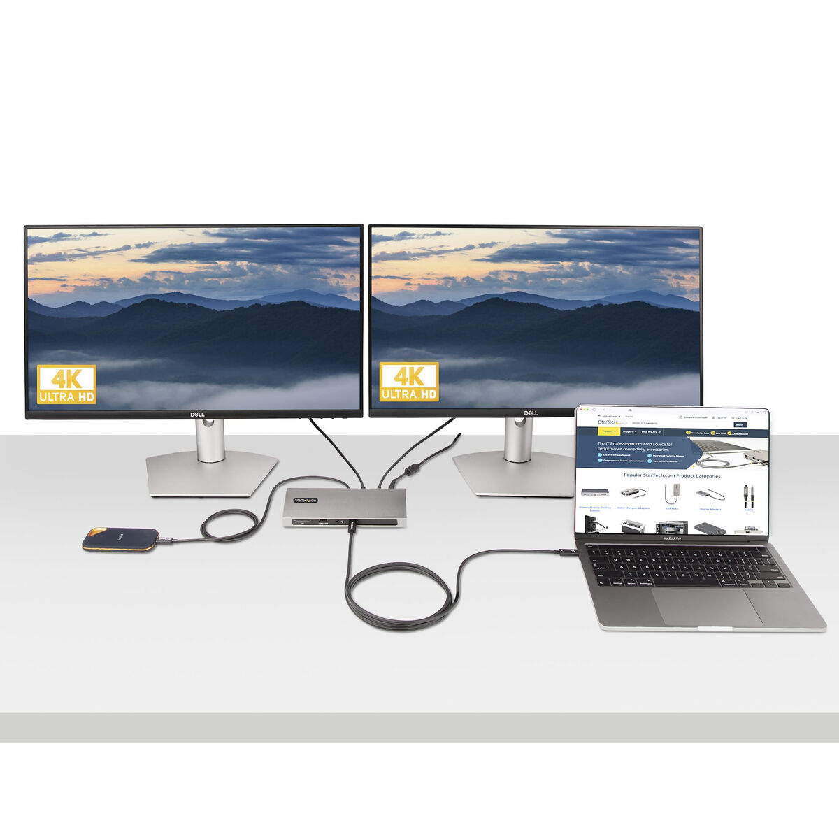 Cablu USB Startech A40G2MB-TB4-CABLE Negru 2 m