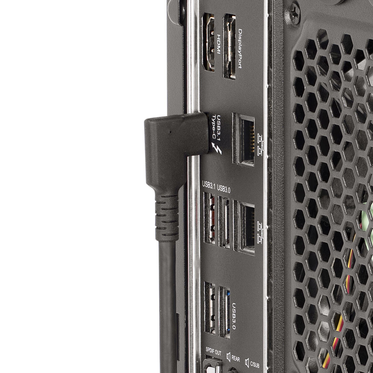 Cablu USB-C Startech RUSB31CC50CMBR Negru 50 cm