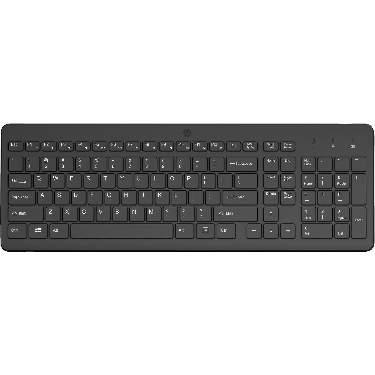 Tastatură Fără Fir HP 225 Negru Qwerty Spaniolă QWERTY