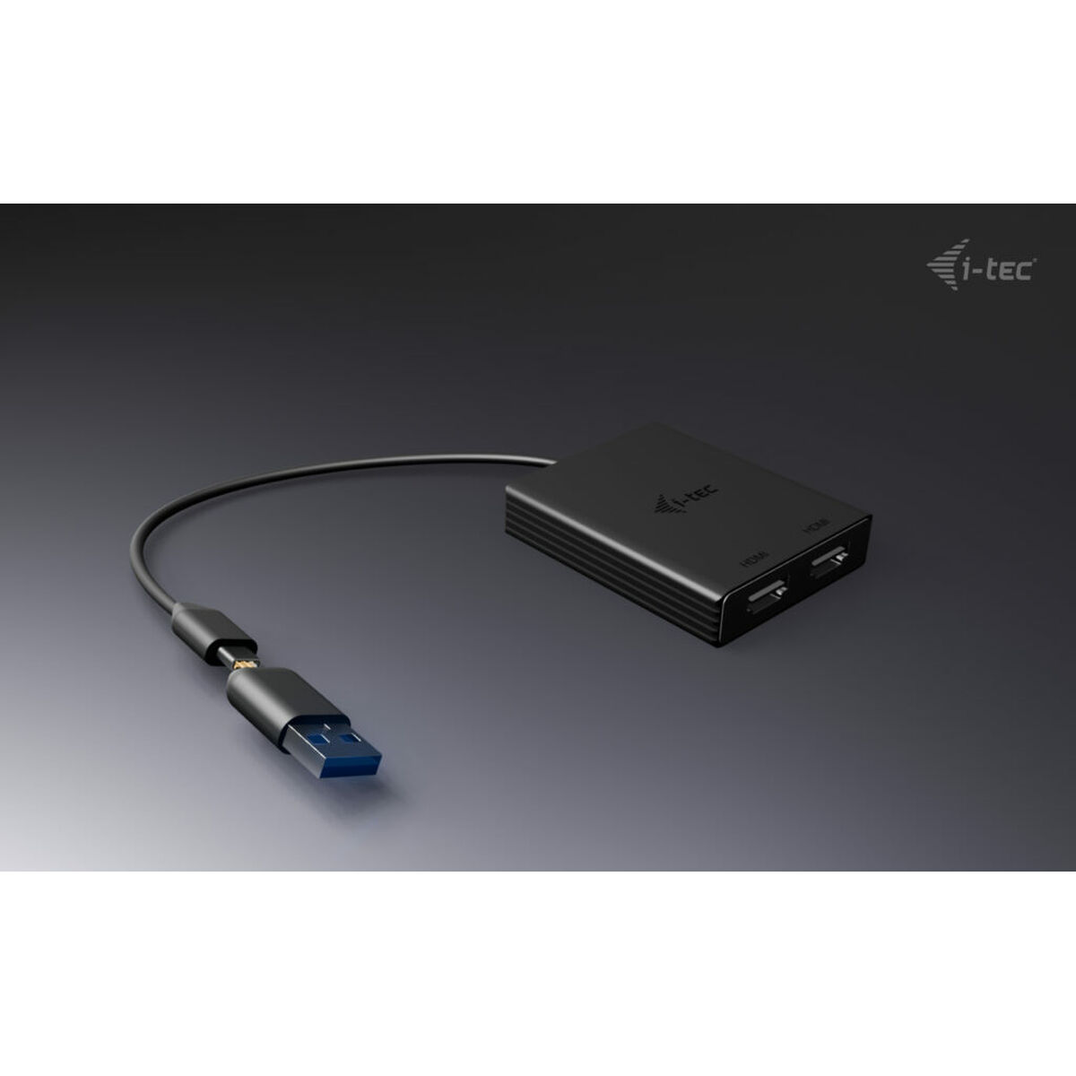 Cablu USB i-Tec CADUAL4KDP Negru