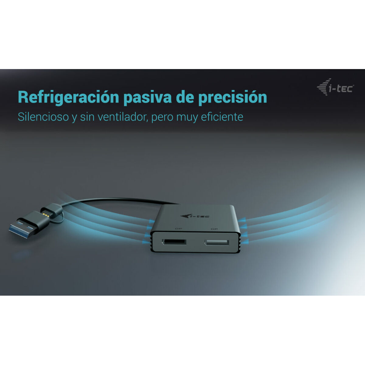 Cablu USB i-Tec CADUAL4KDP Negru