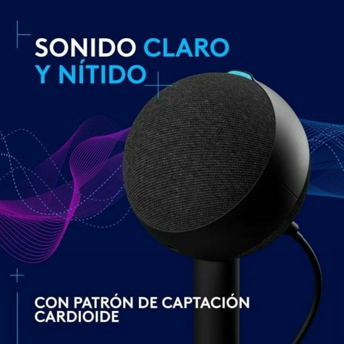 Microfon Logitech 988-000551 Negru