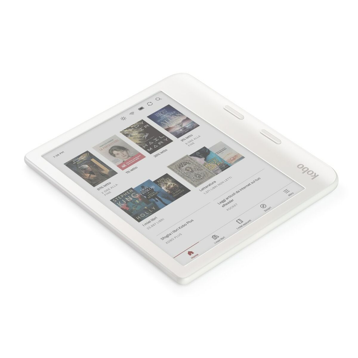 eBook Rakuten N428-KU-WH-K-CK Alb 32 GB 7"