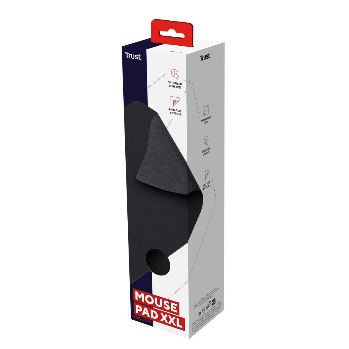 Covoraș de șoarece Trust 24194 Negru