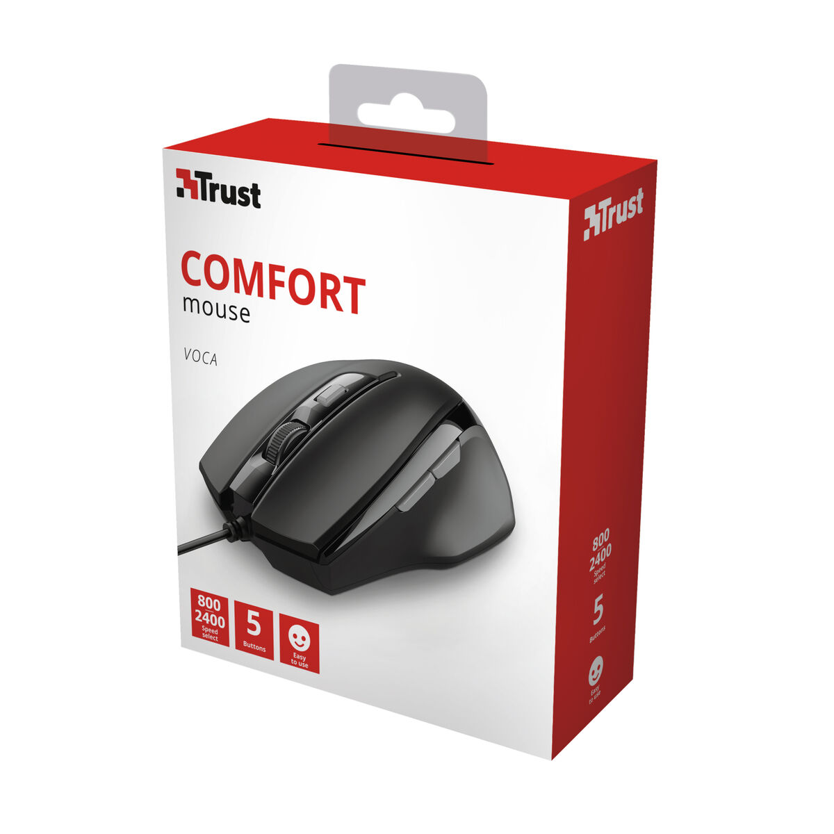 Mouse Trust 23650 Negru 2400 dpi