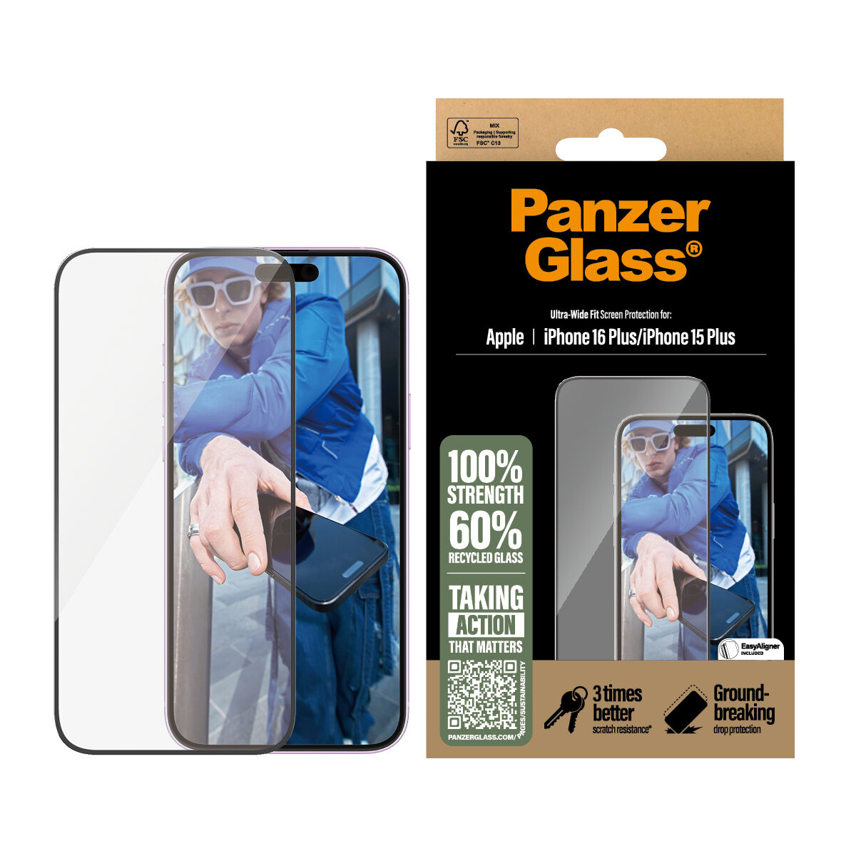 Membrană de Protecție pentru Ecran Panzer Glass 2863 Apple