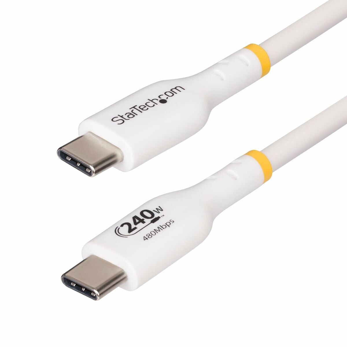Cablu USB Startech USB2EPR2MW Alb 2 m