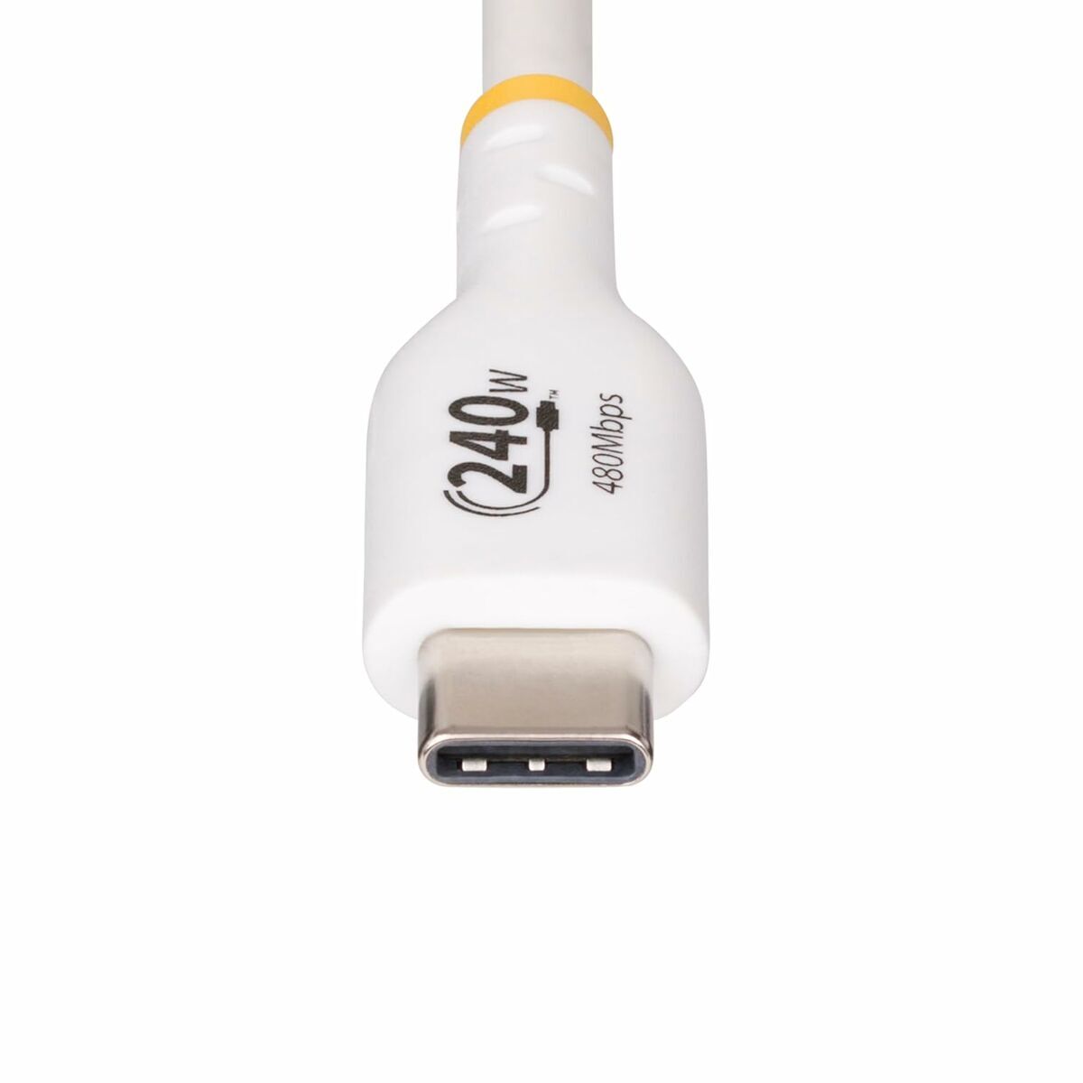 Cablu USB Startech USB2EPR1MW Alb 1 m
