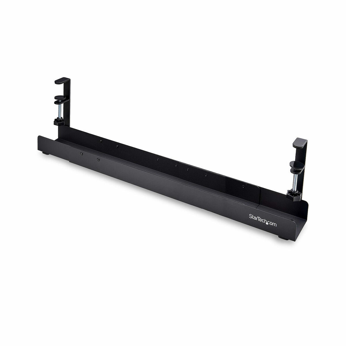 Organizator de Cable Startech CALB-DESK-CABLE-TRAY Negru Oțel