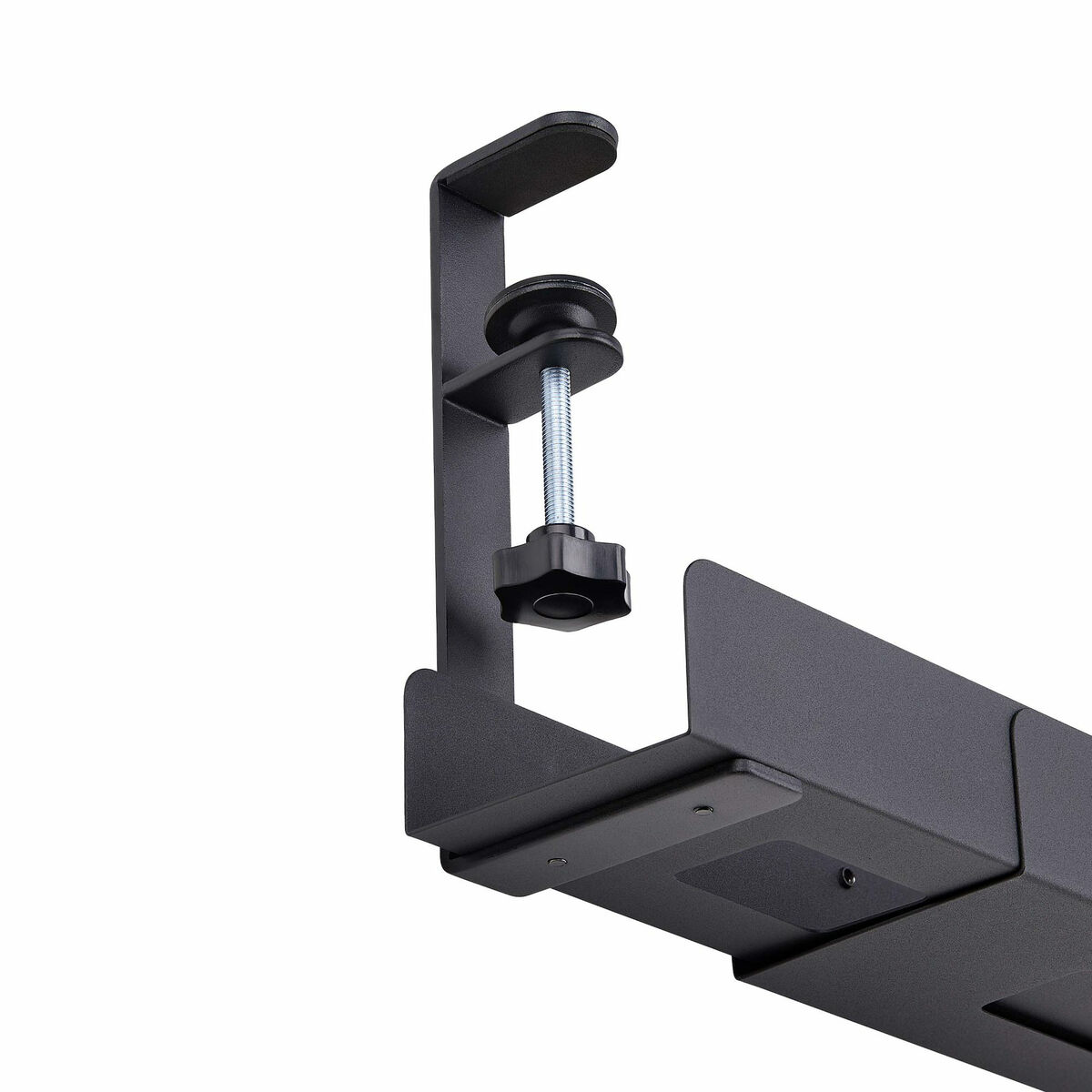 Organizator de Cable Startech CALB-DESK-CABLE-TRAY Negru Oțel