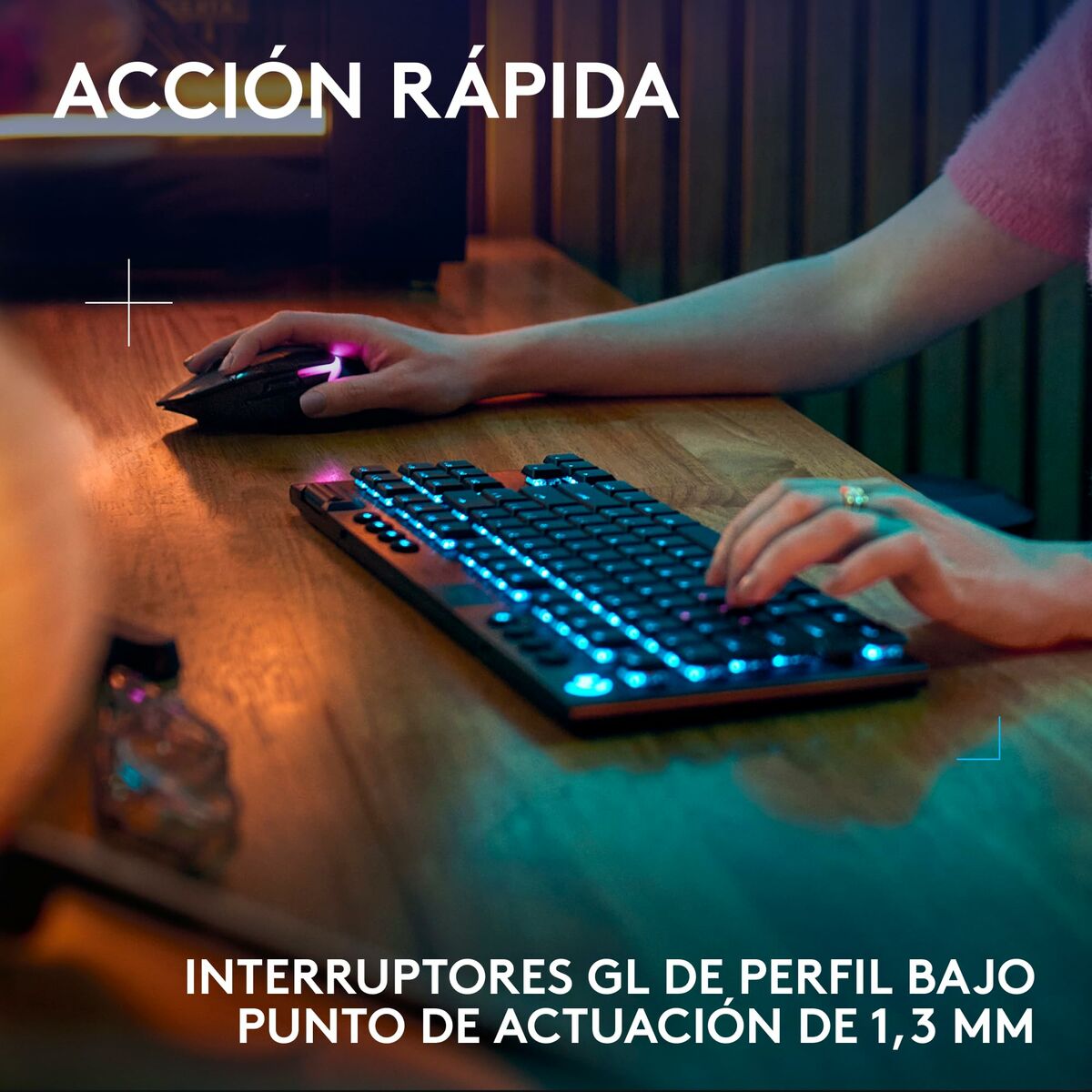 Tastatură și Mouse Logitech 920-012723 Negru