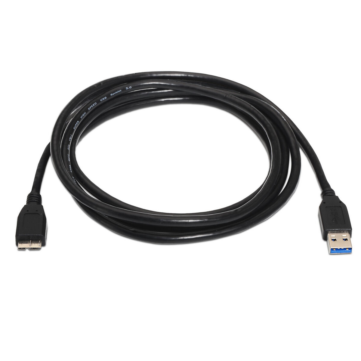 Cablu USB Aisens A105-0043 Negru 1 m