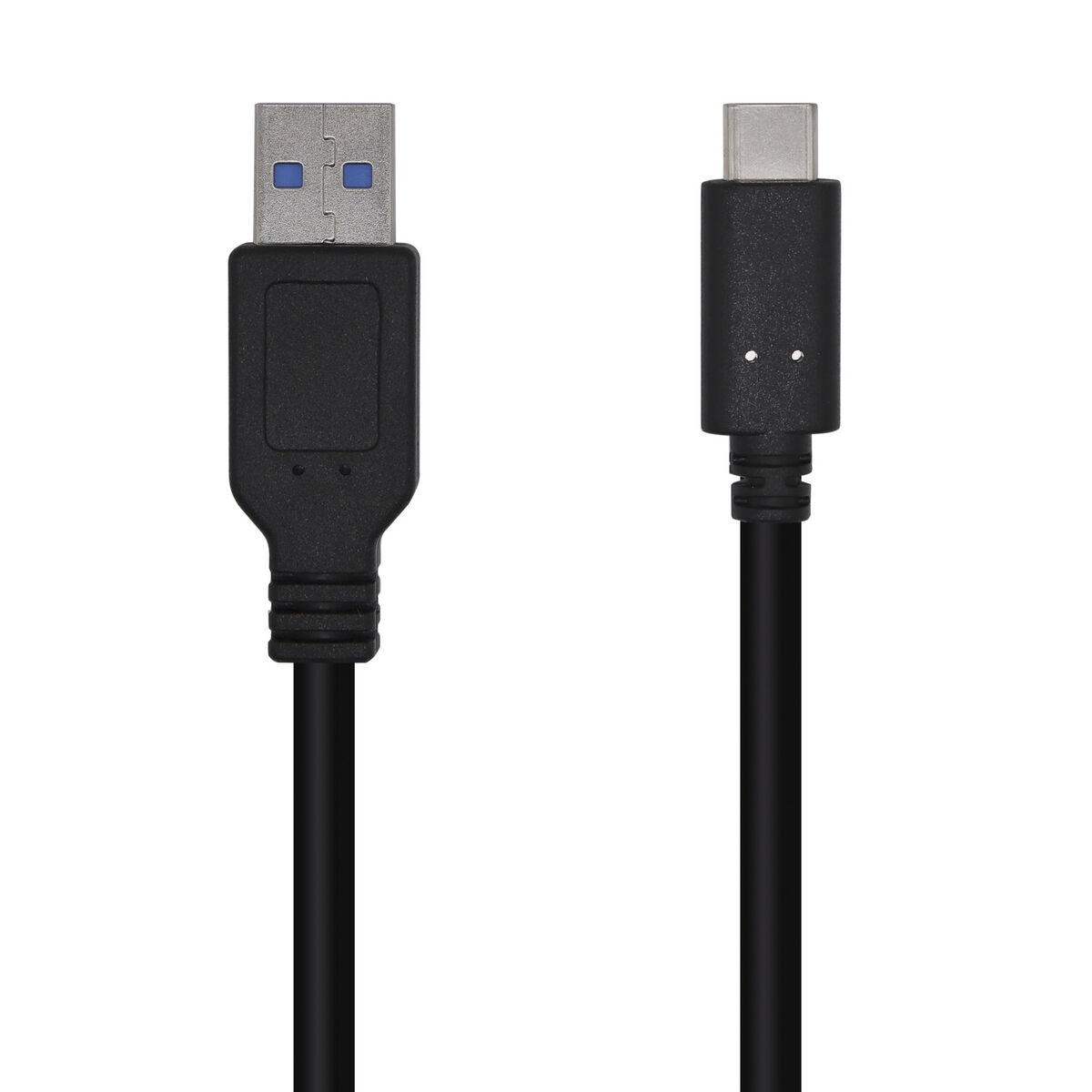 Cablu USB A la USB-C Aisens A107-0450 Negru 1,5 m