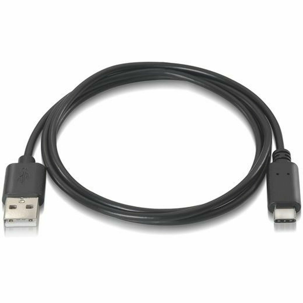 Cablu USB A la USB-C Aisens A107-0052 Negru 2 m