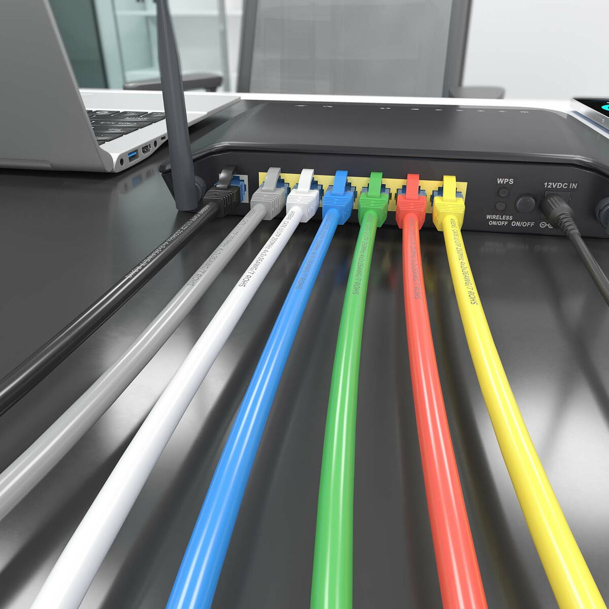 Cablu de Rețea Rigid UTP Categoria 6 Aisens A135-0783 Gri 15 m