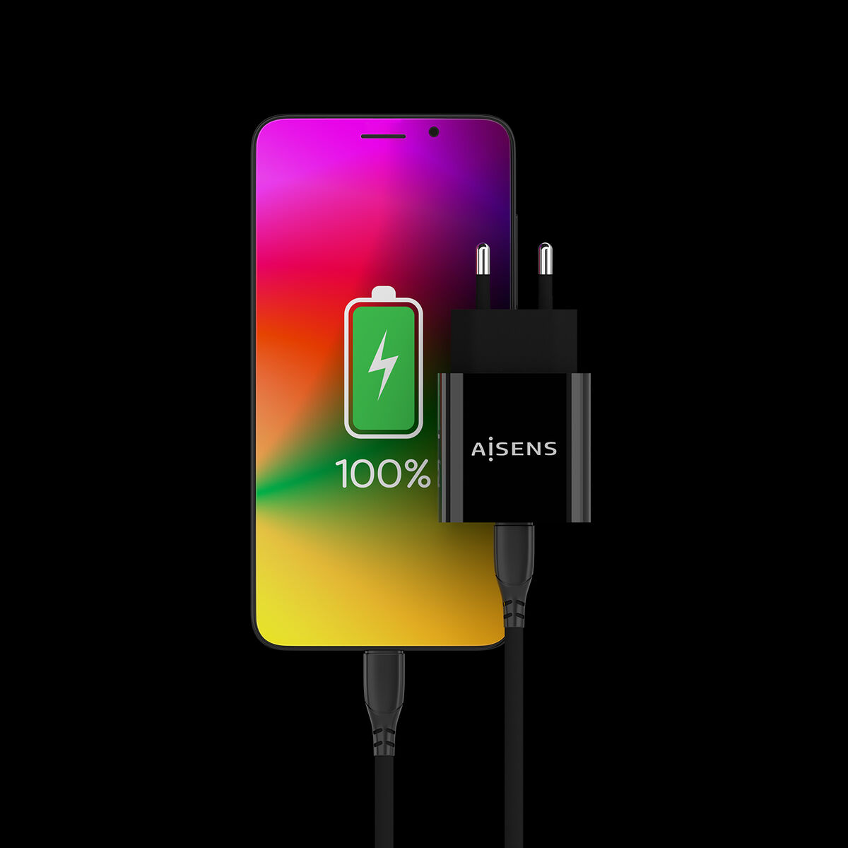 Încărcător de Perete Aisens A110-0538 Negru