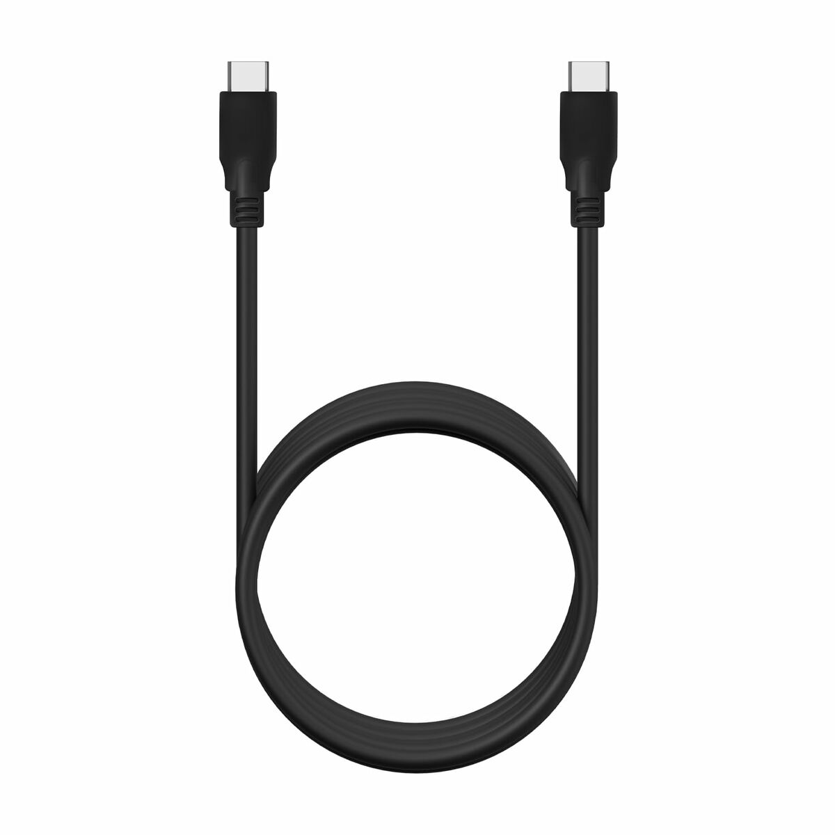 Cablu USB-C Aisens A107-0704 Negru 2 m
