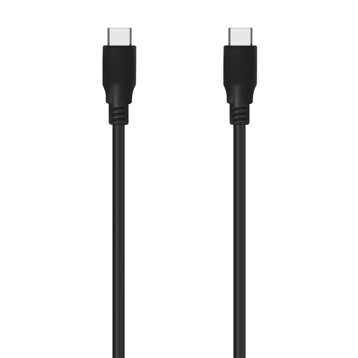 Cablu USB-C Aisens A107-0702 Negru 1 m