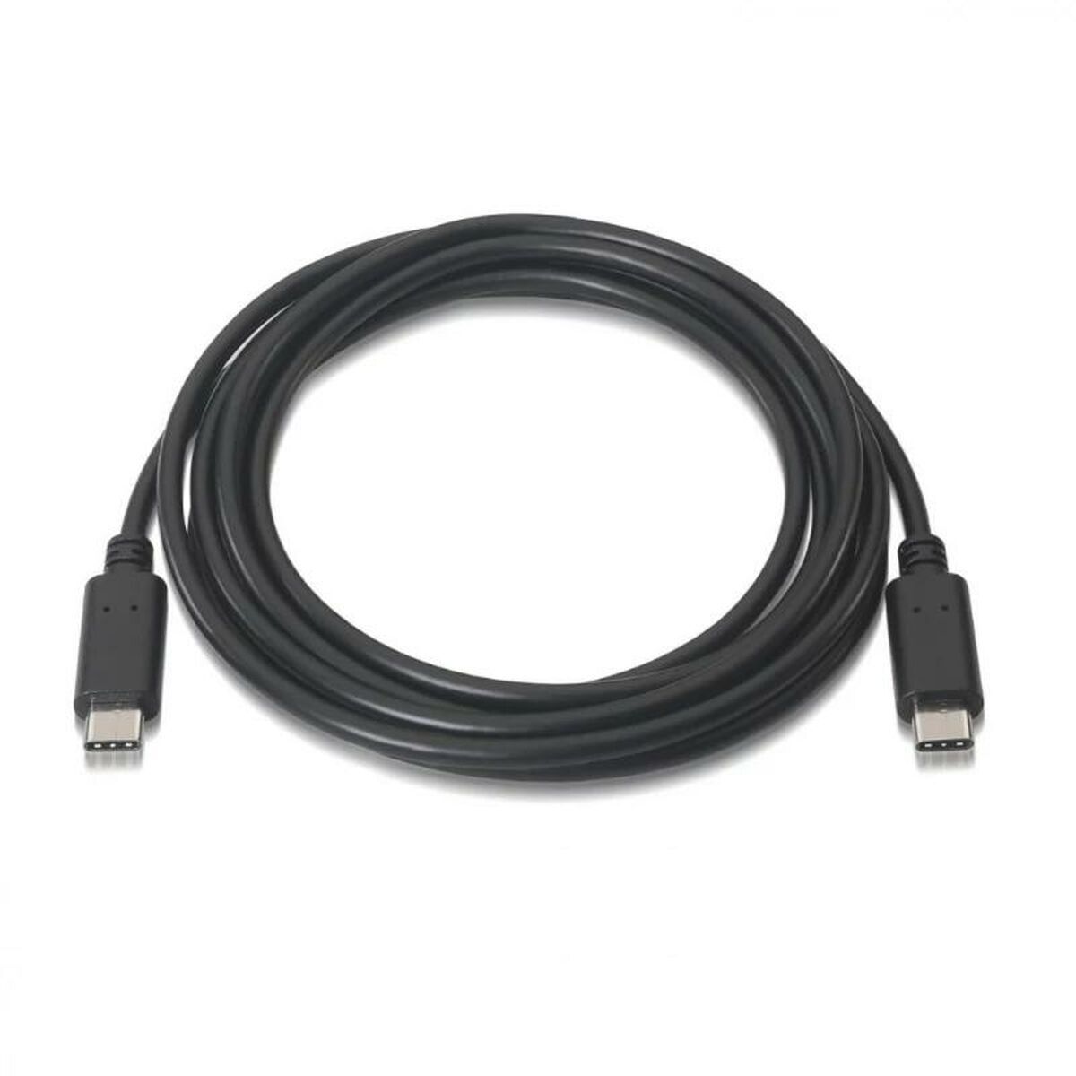 Cablu de Date/Încărcare cu USB Aisens A107-0058 Negru 3 m
