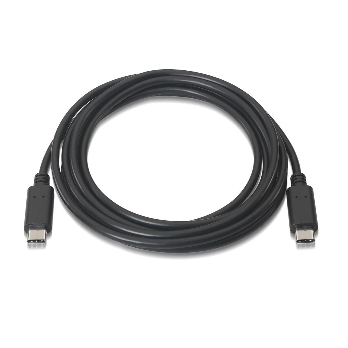 Cablu de Date/Încărcare cu USB Aisens A107-0058 Negru 3 m