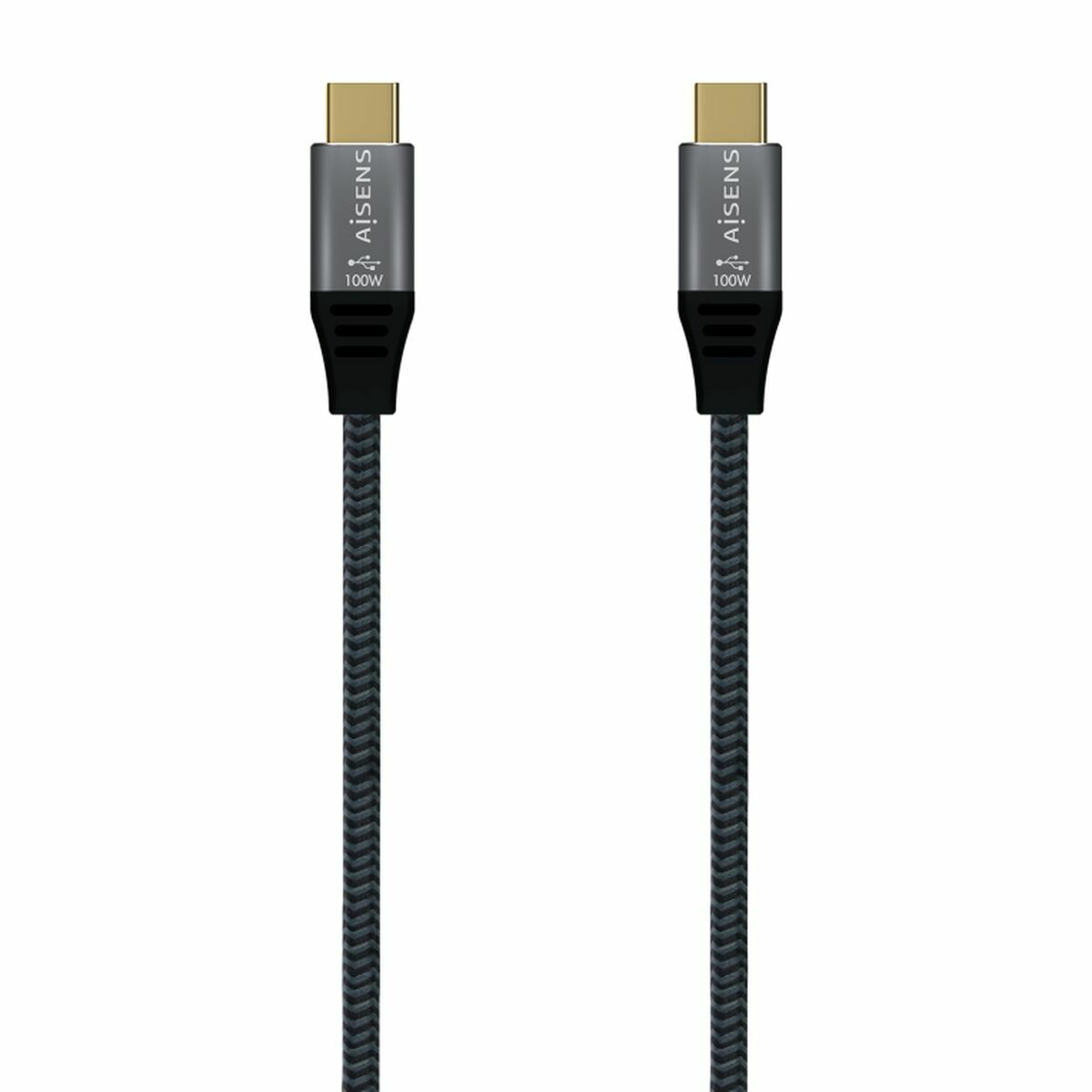 Cablu USB-C Aisens A107-0629 Gri 2 m