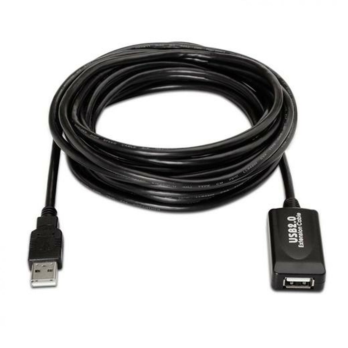 Cablu USB 2.0 Aisens A101-0019 Negru 10 m