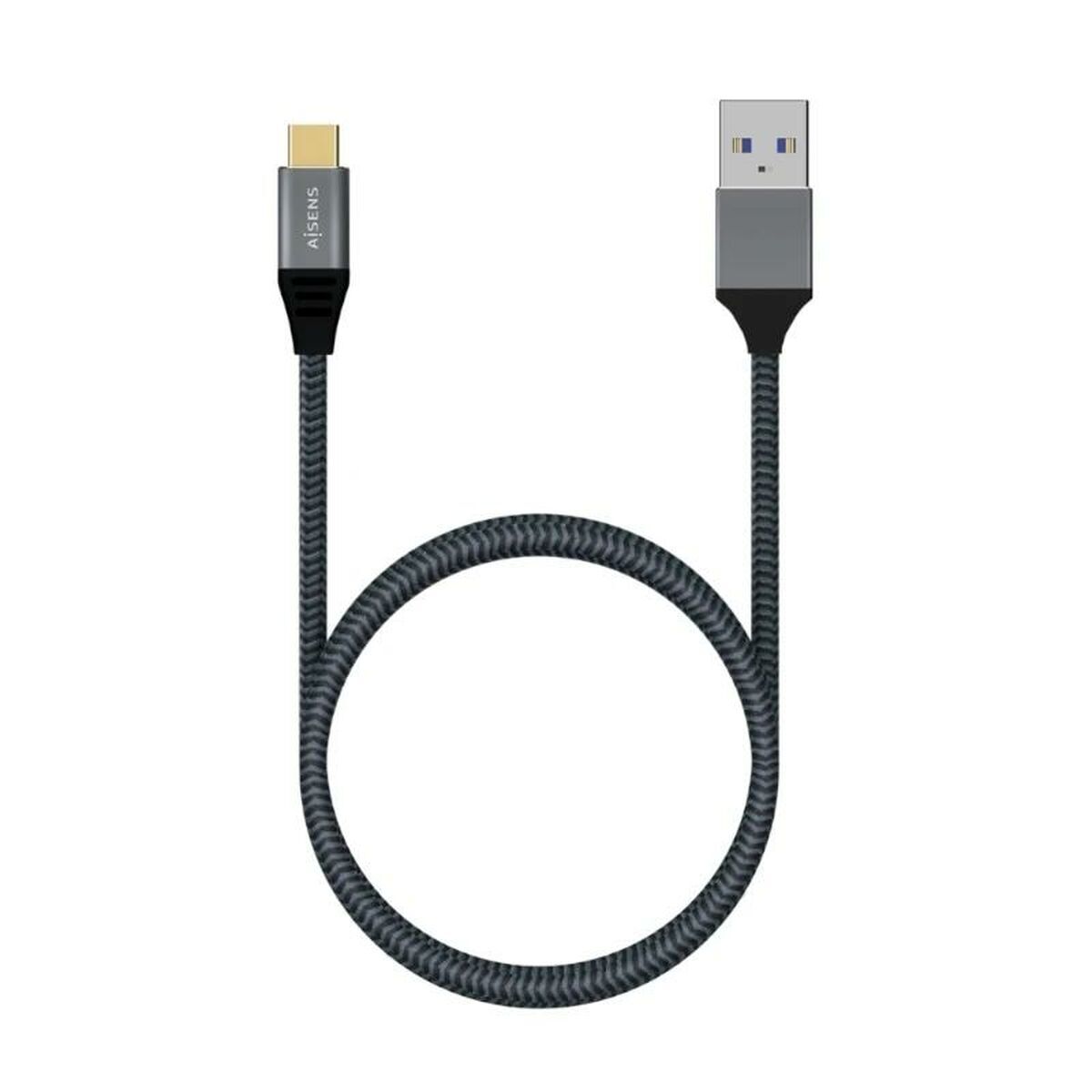 Cablu USB-C Aisens A107-0631 Gri 1 m